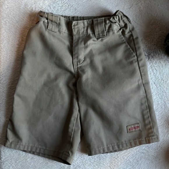NWOT Boys Dickies Khaki Shorts‎ Size 6RG 20 1/2 Waist - Picture 8 of 8